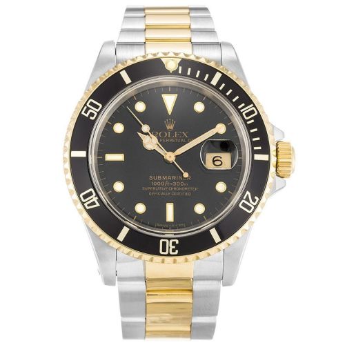 Rolex Submariner Black Dial 16613 Mens 40MM